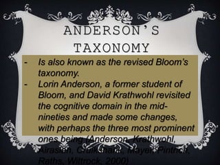 Taxonomy of objectives | PPTX