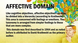 Revised Bloom's Taxonomy of Objectives by Anderson and Krathwol | PDF