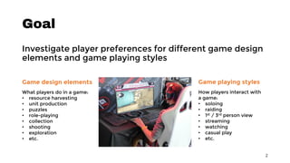 Preference Game A Framework and Taxonomy of Videogame Playing Preferences (CHI PLAY 17 ...