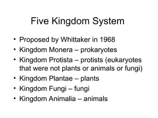 Taxonomy Powerpoint GRADE 8 SCIENCE 123465 | PPT