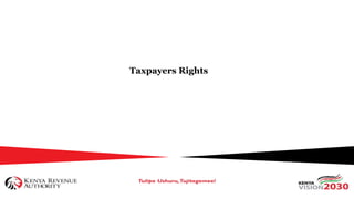 Taxpayers Rights
 