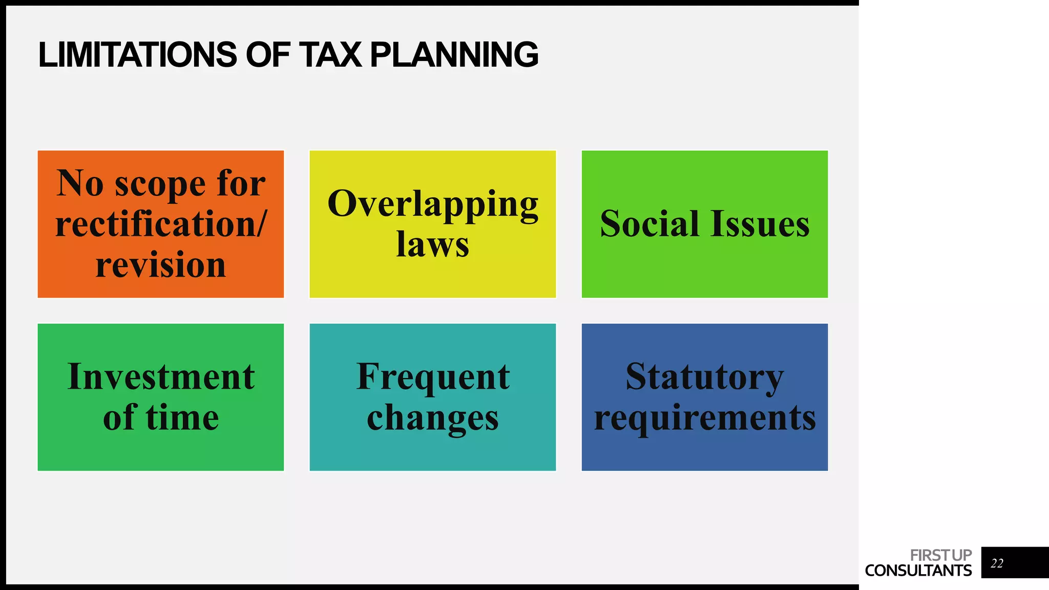 Tax planning & Management