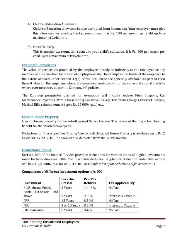tax-planning-for-salaried-employees-ay-2017-18
