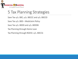 Tax planning for salaried individual | PPTX