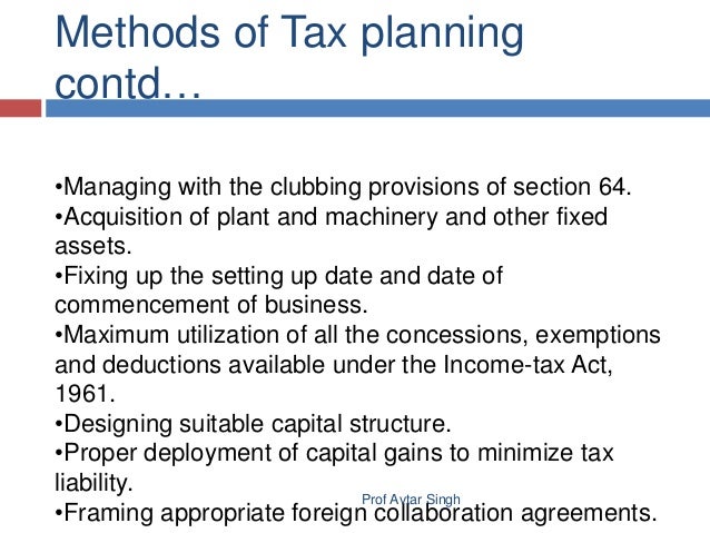 Tax Planning Leigh
