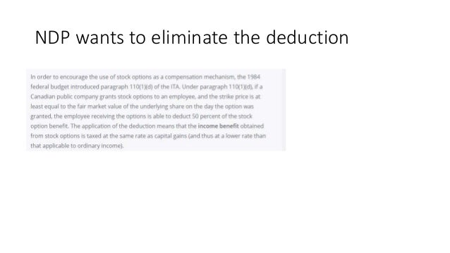 Stock options cra tax