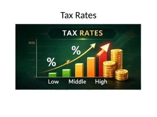 Tax Rates Image Basic tax_and types of it, brief explanation of TAX | PPTX