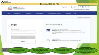 Tax Calculation Process with easy Step by step | PDF