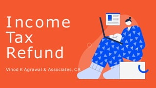 Income
Tax
Refund
Vinod K Agrawal & Associates, CA
 