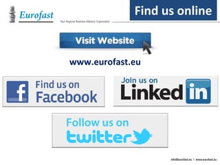 Find us online
www.eurofast.eu
 