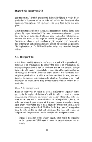 Tax Risk Management Framework Tax Risk Management From Risk To Opportunity | PDF
