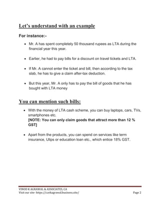 Tax saving scheme | PDF