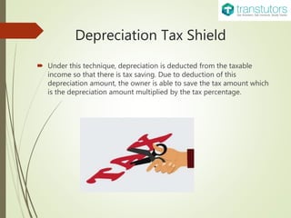 Tax Shield | Finance | PPT