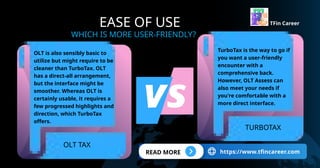 Olt Software Tax Software - Turbo Tax Vs OLT Tax.pptx