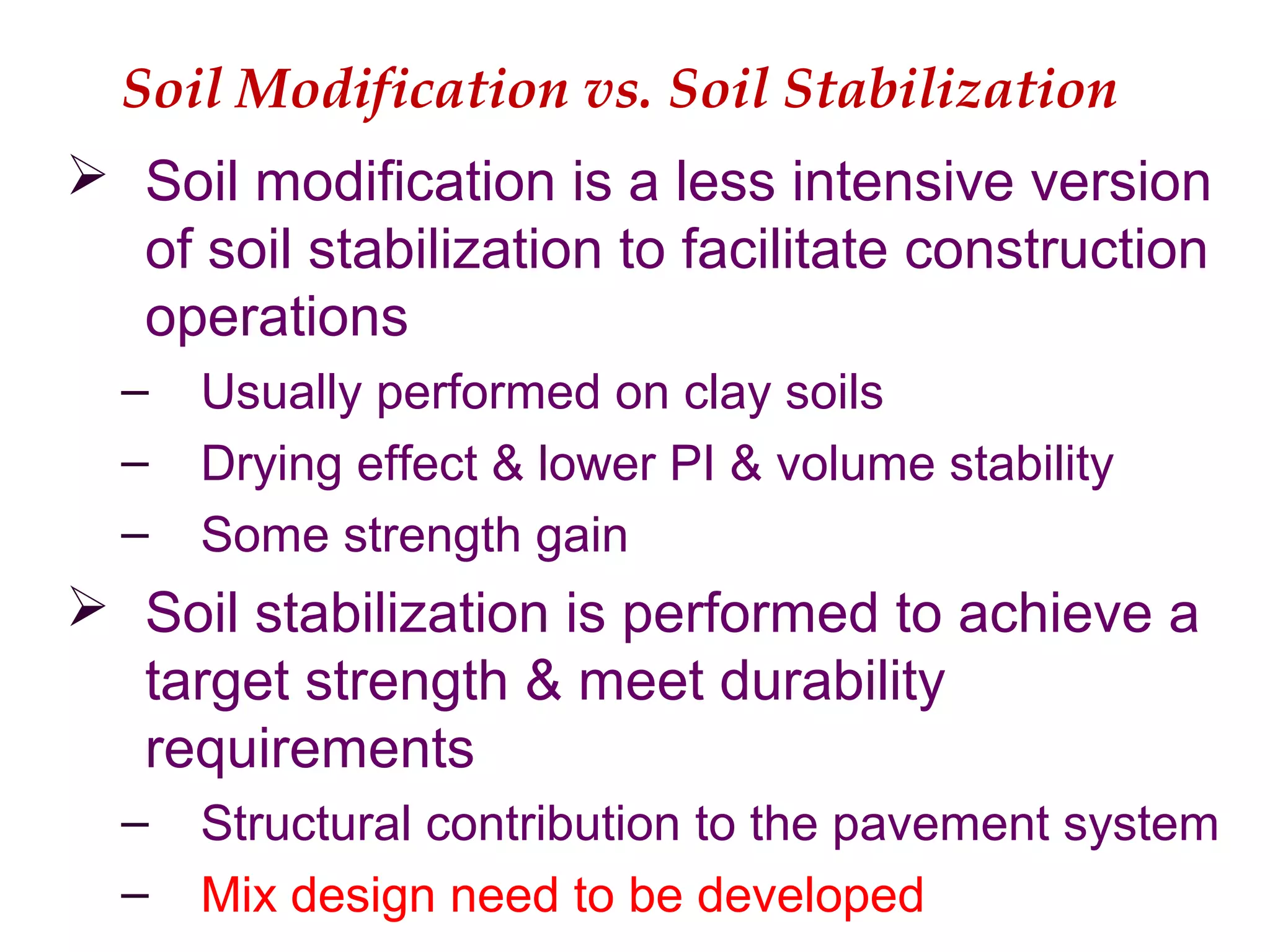 Subgrade Stabilization: Materials & Methods | PPT