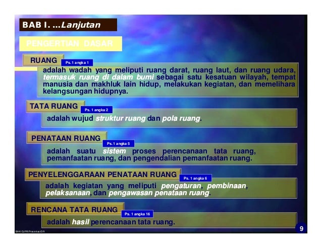 Undang-undang Nomor 26 Tahun 2007 Tentang Penataan Ruang