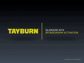 Tayburn sponsorship activation