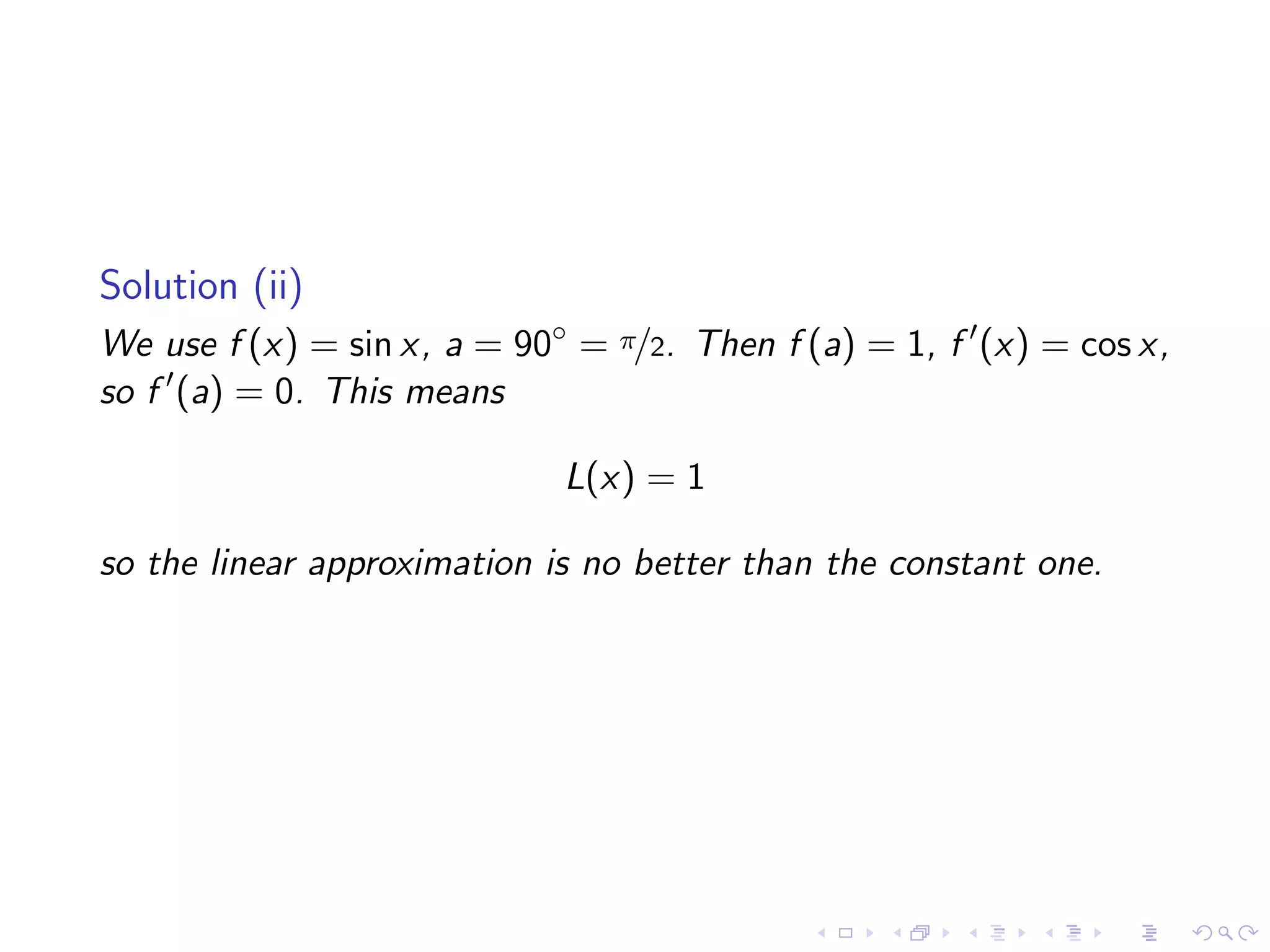 Taylor Polynomials and Series