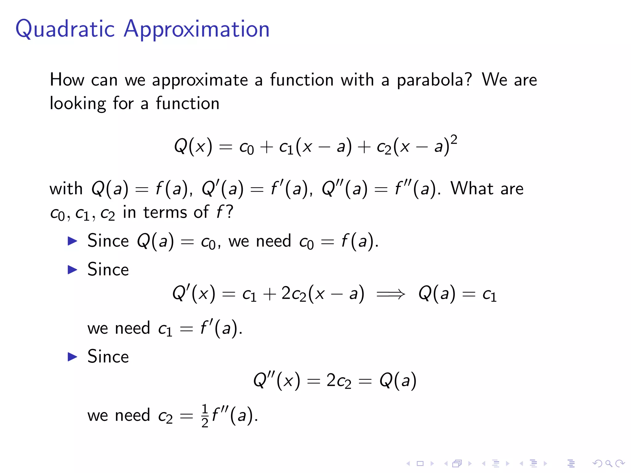 Taylor Polynomials and Series