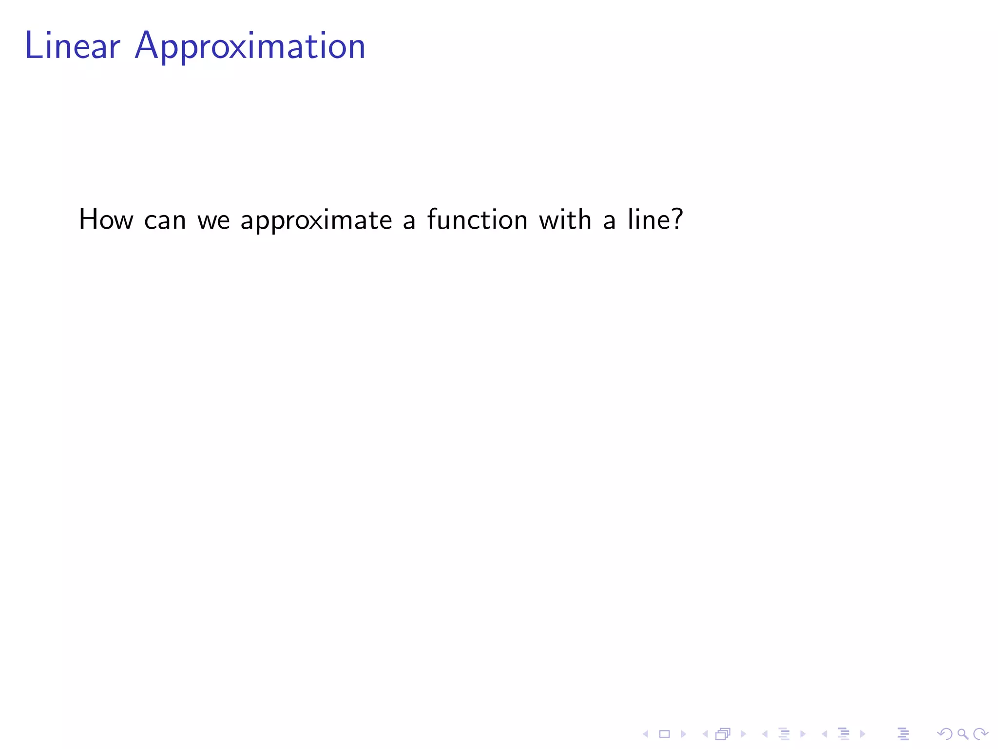 Taylor Polynomials and Series