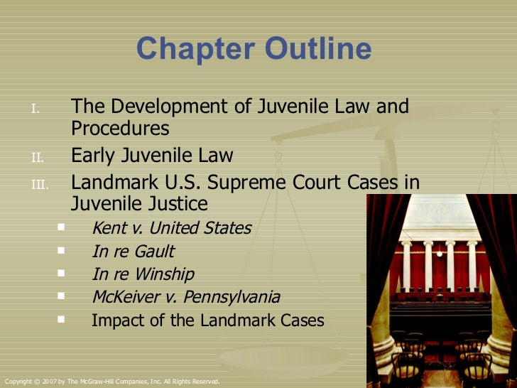 the effect of landmark supreme court cases on juvenile justice In the landmark supreme court decision: tinker v des moines law and juvenile justice at culminated in the landmark supreme court. the effect of landmark supreme court cases on juvenile justice In the landmark supreme court decision: tinker v des moines law and juvenile justice at culminated in the landmark supreme court.
