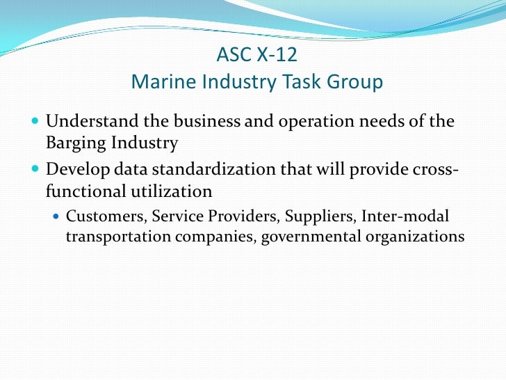 Marine Industry EDI Initiative
