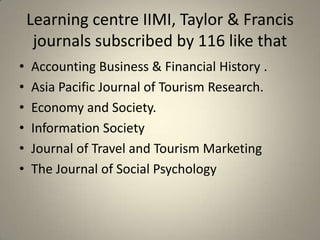 Taylor & francis online ppt | PPTX