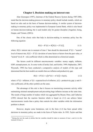 Taylor rule | PDF