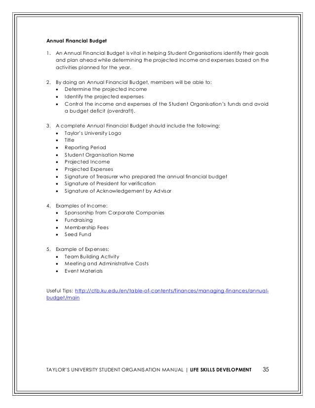 university student budget template