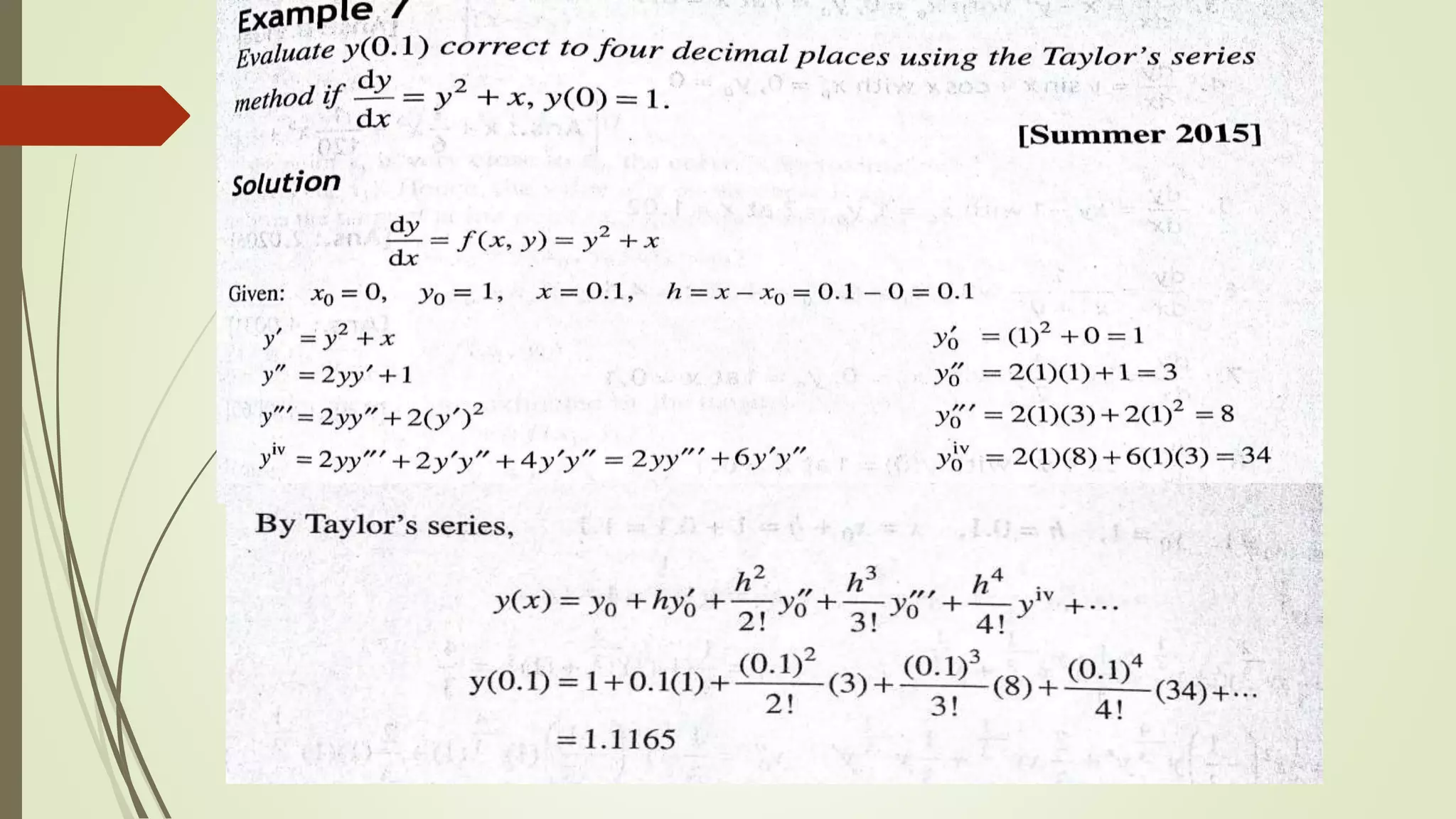 Taylor Series Pptx