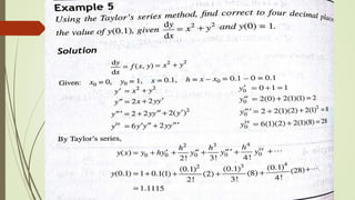 Taylor series