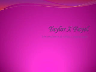 Taylor X Fayol Um confronto de idéias e organização  