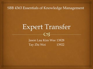 Jason Lau Kim Wee 13828
Tay Zhi Wei       13922
 