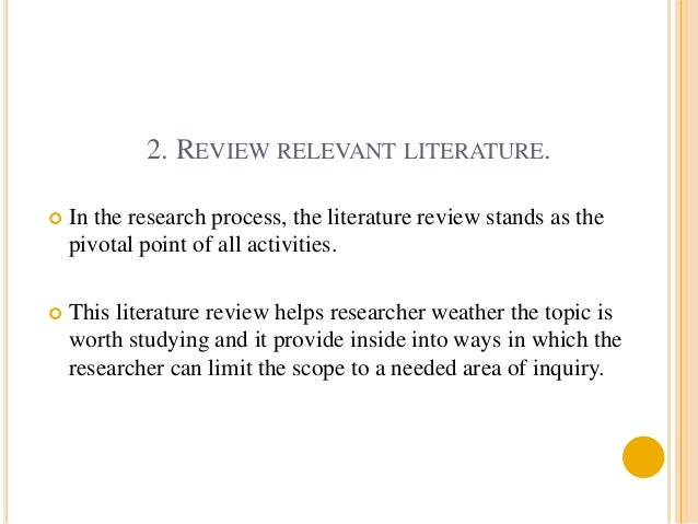 experimental study literature review