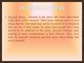 Environmental Stress