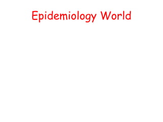 Epidemiology World
 