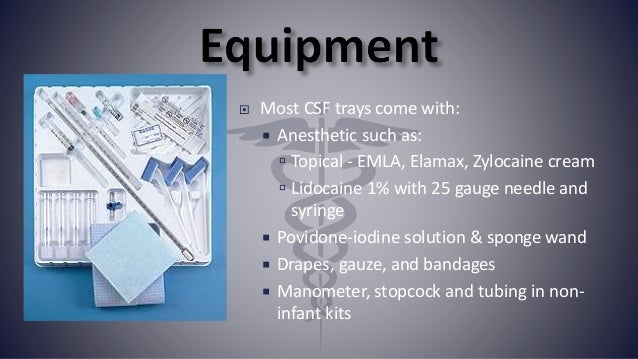 Lumbar Puncture Procedure Note Template