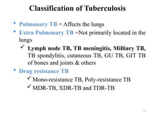 tuberculosis and another infectious disease | PPTX