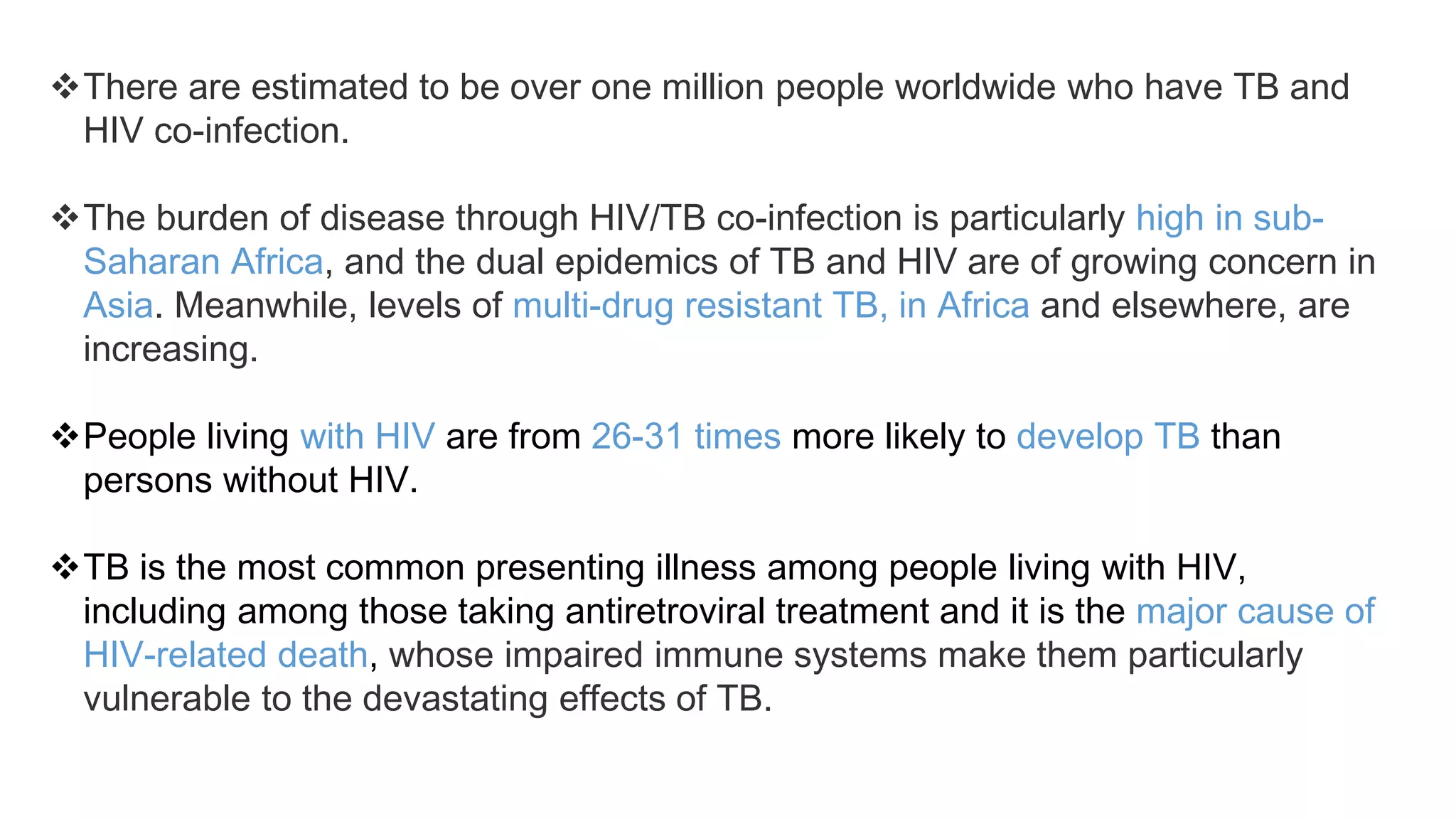 Tb hiv-coinfection | PPTX