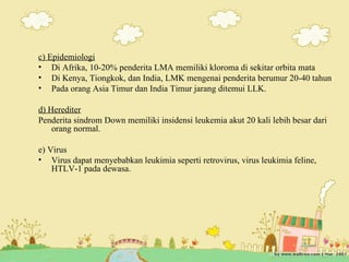 penyakit pada sel darah & organ peredaran darah