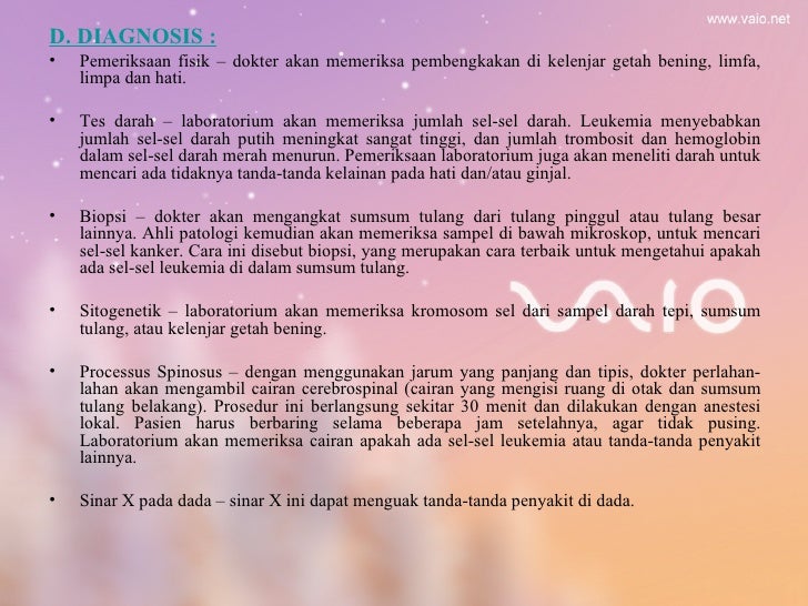 penyakit pada sel darah & organ peredaran darah