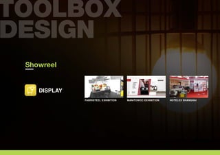 Showreel
DISPLAY
FABRISTEEL EXHIBITION HOTELEX SHANGHAIMANITOWOC EXHIBITION
 