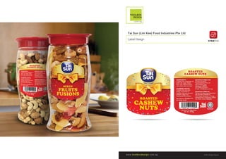 www.toolboxdesign.com.sg © 2021 All Rights Reserved
creative
Tai Sun (Lim Kee) Food Industries Pte Ltd
Label Design