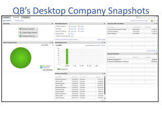 QB’s Desktop Company Snapshots
 