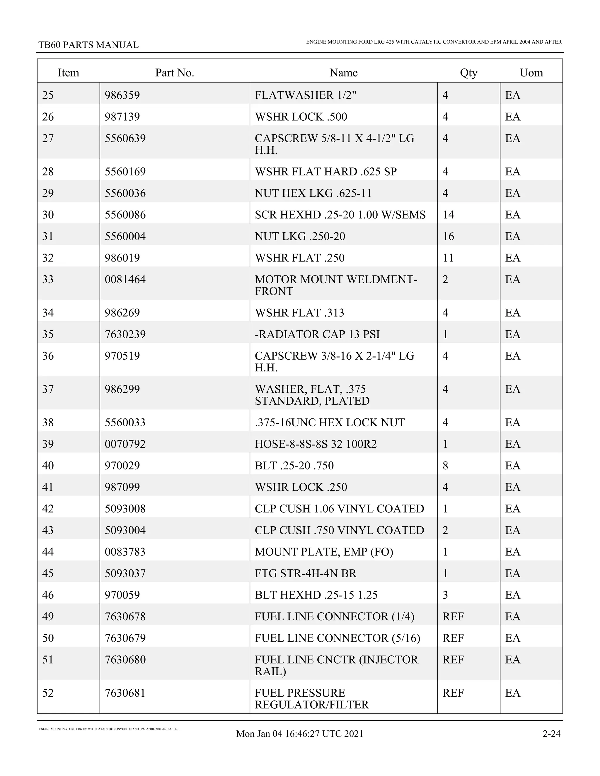 Tb60 Rails Snorkel TB60 Parts Breakdowns, electrical and mechanical | PDF