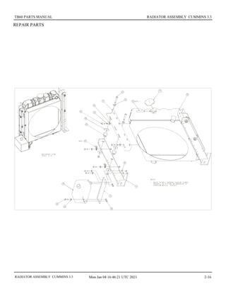 Tb60 Radiator Snorkel TB60 Parts Breakdowns, electrical and mechanical | PDF
