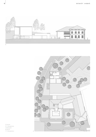 96                           April Aprile 2011   turrisbabel 85




     4




     4 Ansicht
     5 1. Obergeschoss
     Kindergarten
     6 Schnitt
     7 1. Obergeschoss   5
 