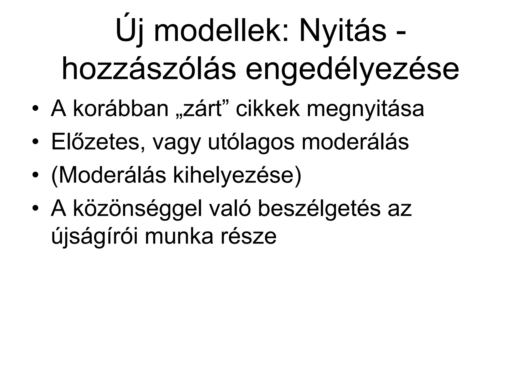 Több, mint újságírás