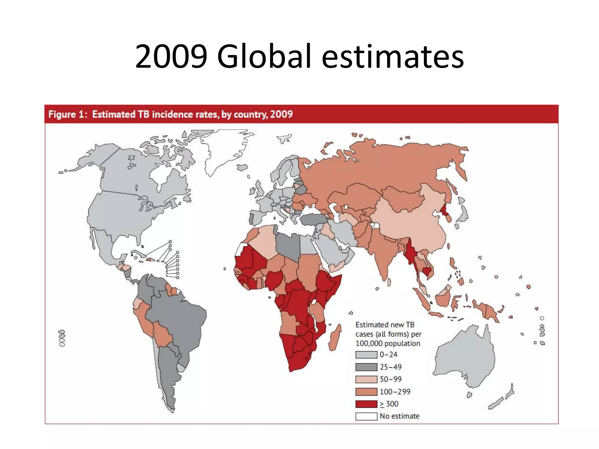 2009 Global estimates
 