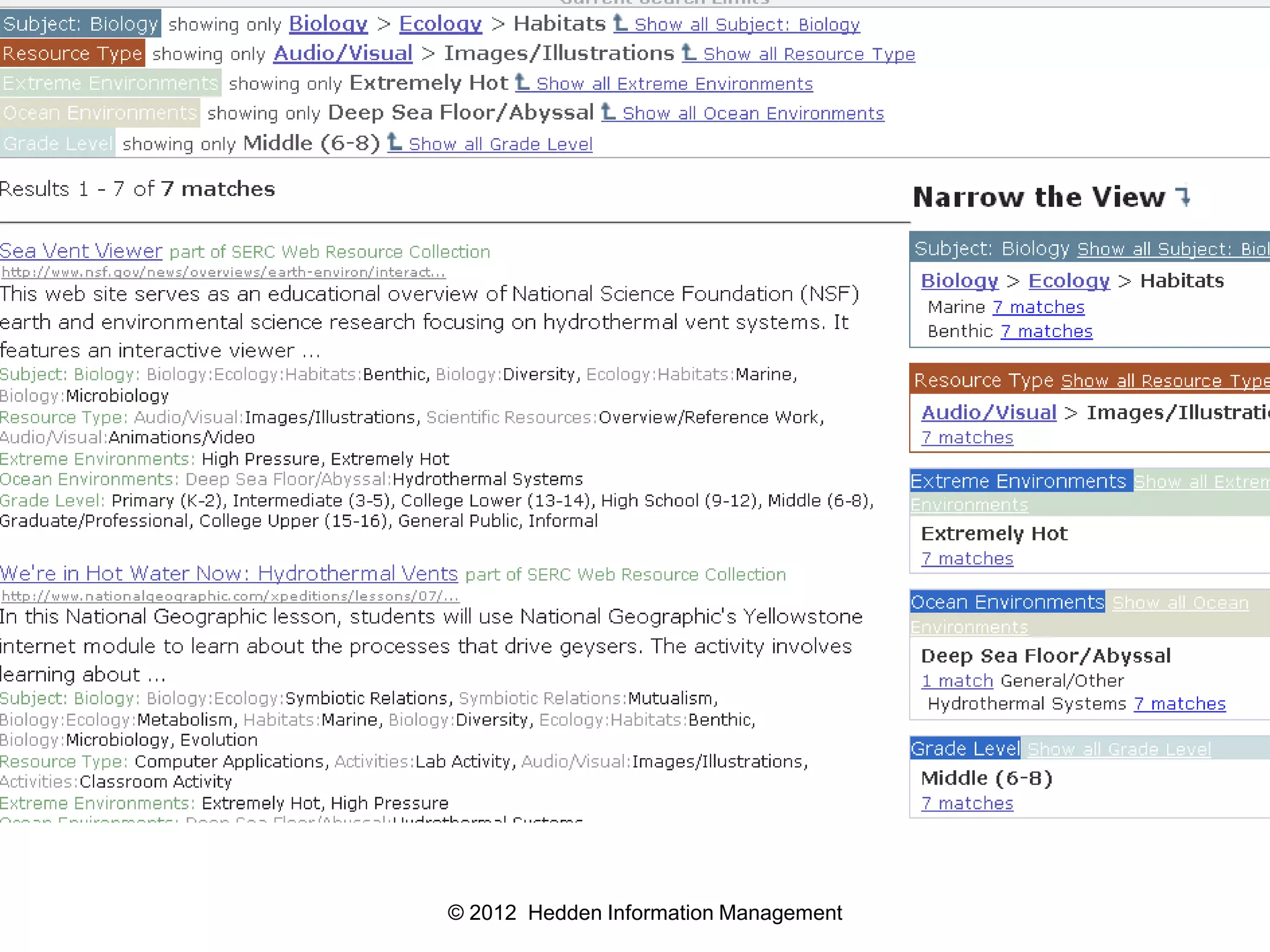 © 2012 Hedden Information Management
 